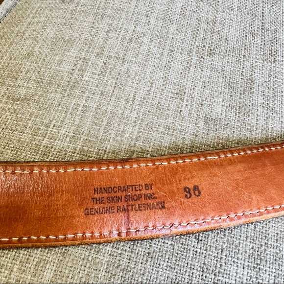 Genuine Rattlesnake skin belt - Picture 10 of 10